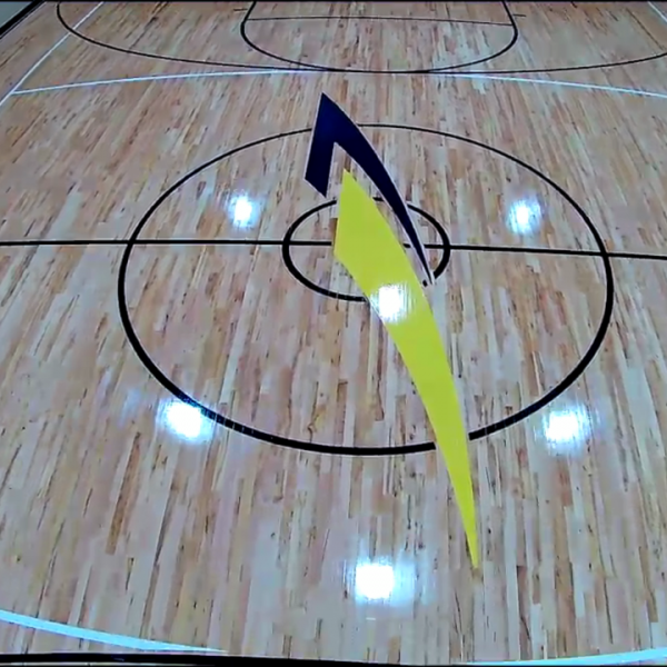 Professional sports court refinishing Chicago FLOORecki floors and stairs
