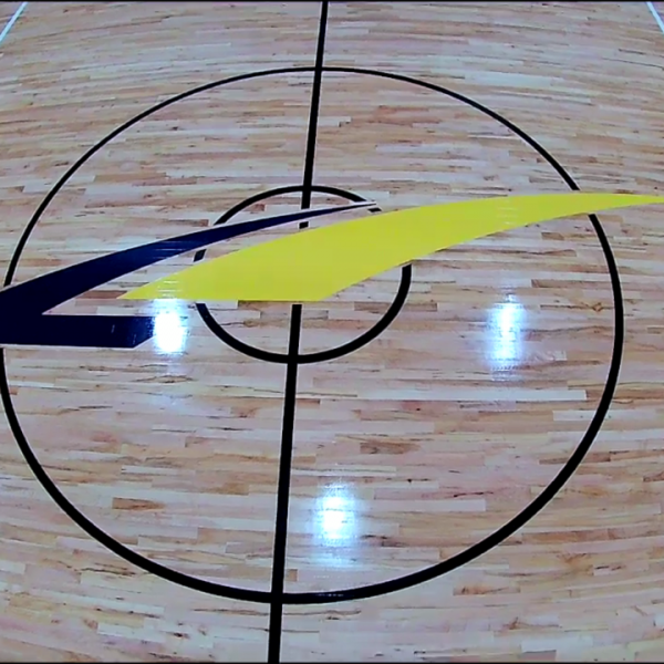LA Fitness basketball court refinishing completed Chicago FLOORecki