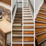 Hardwood stair refinishing process in a Chicago home